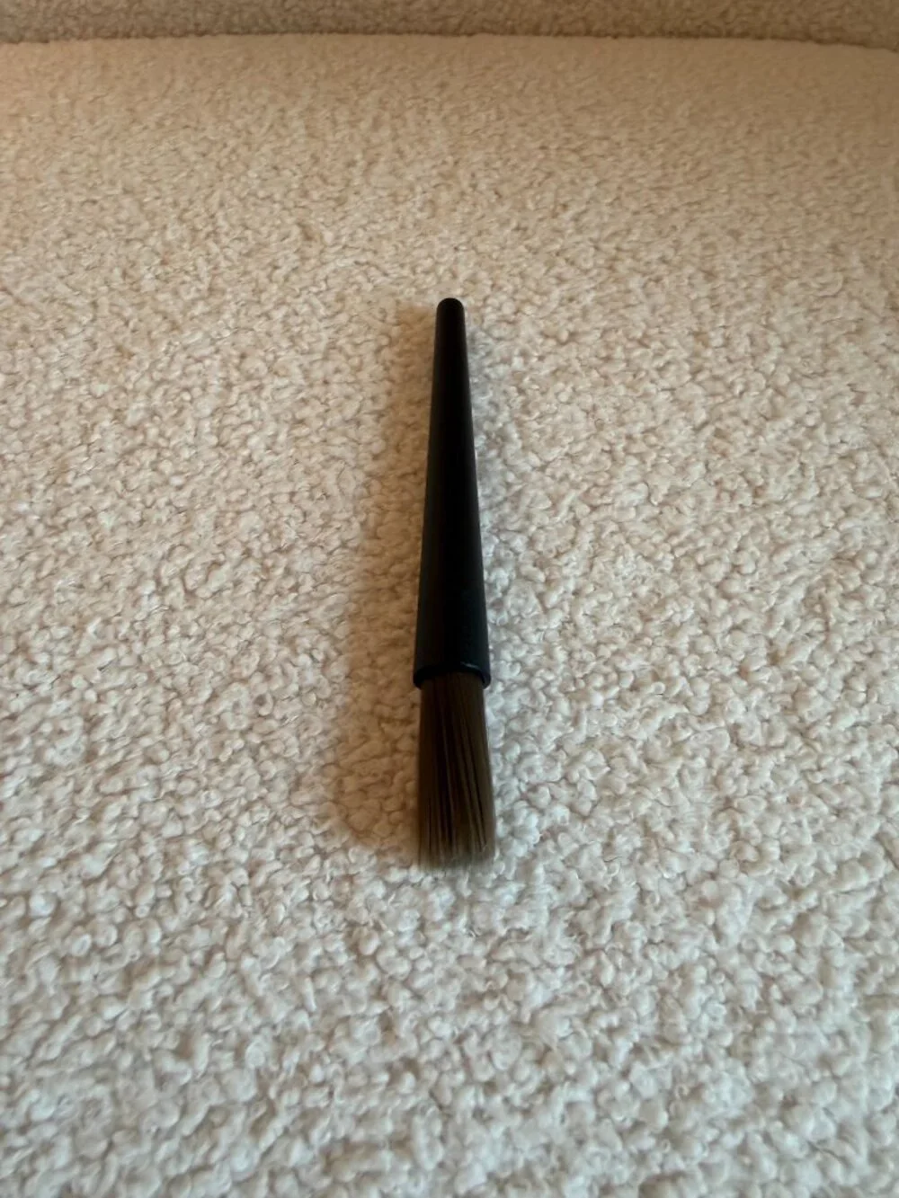 Ribbed Ceramic Tea Canister with Brush